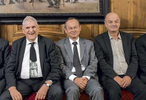 Marc Vuilleumier, Daniel Brélaz et Olivier Français quittent la Municipalité. dr