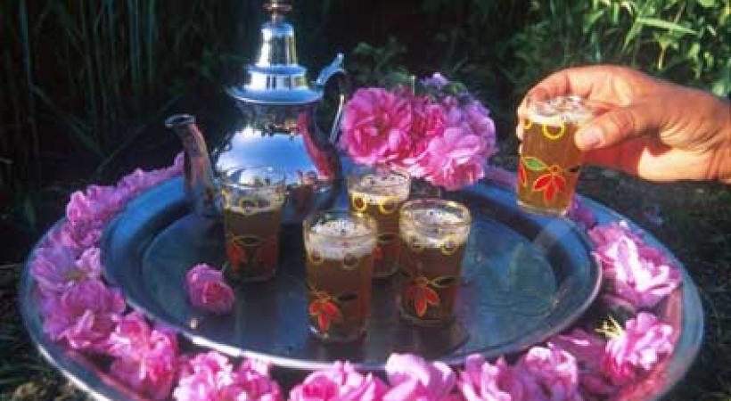 Le thé à la menthe, une tradition typiquement marocaine.