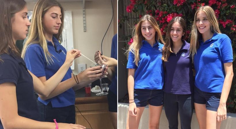 Ce sont trois jeunes lycéennes habitant Miami qui ont inventé une paille capable de détecter la présence de n’importe quelle drogue dans les boissons : Susana Cappello, Carolina Baigorri et Victoria Roca. 