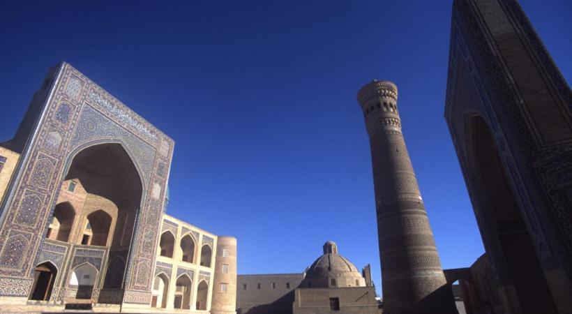 Parmi les trésors de Khiva, ce minaret de 1910. DR
