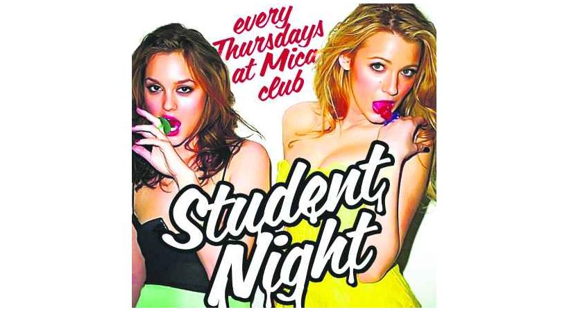Mica Club - 25.10 – STUDENT NIGHT