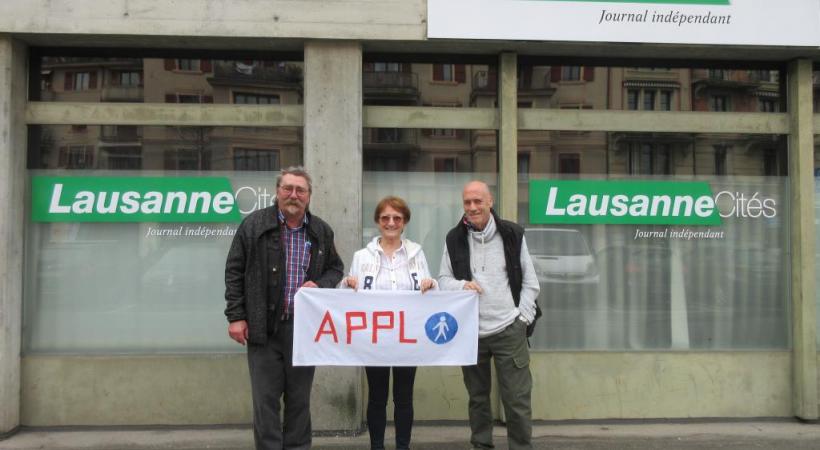 Le comité de l’APPL, de gauche à droite: Johan Pain (président), Dominique Decitre (secrétaire) et Luc Konrad (trésorier). DR