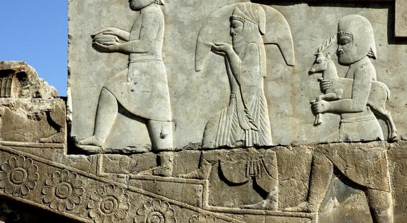  Bas-relief à Persépolis. 