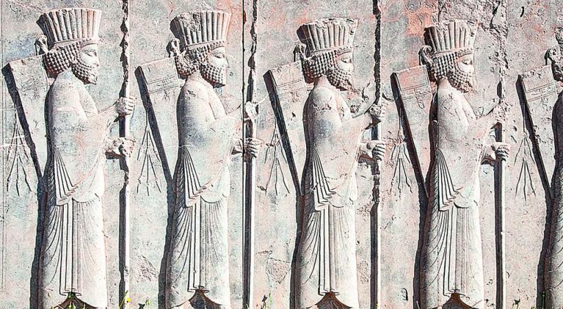  Bas-relief à Persépolis. 