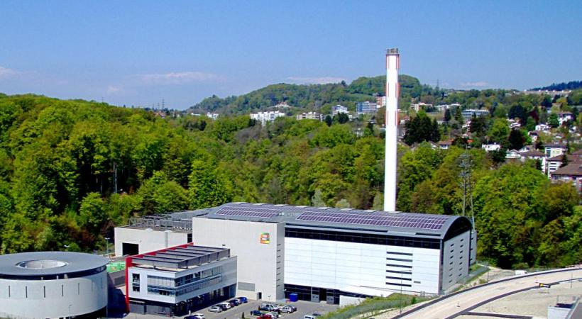 L’usine de traitement des déchets Tridel, sur les hauts de Lausanne. dr