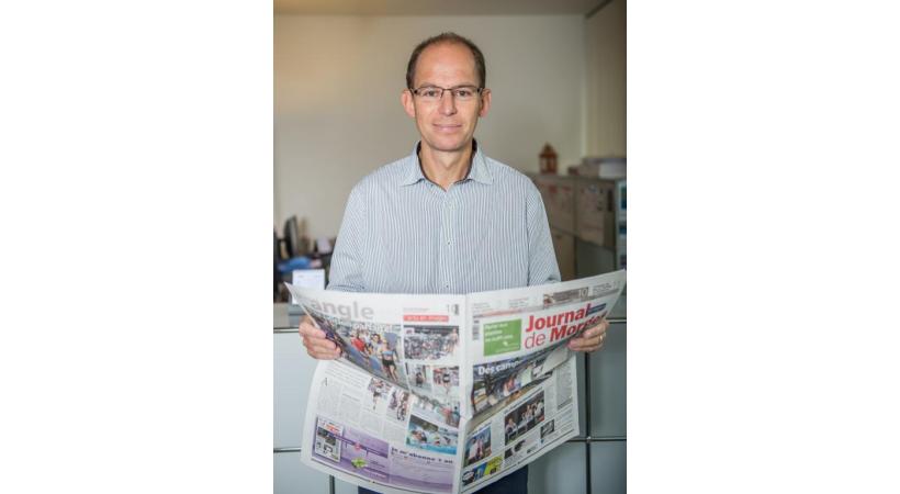 Cédric Jotterand, nouveau patron du  Journal de Morges. dr