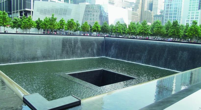 Le monument à la mémoire des victimes des attentats du 11-Septembre. 