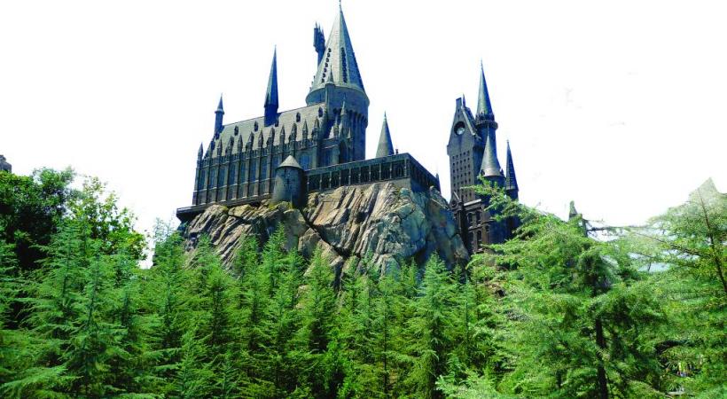 Le château de Potter a de quoi rivaliser  avec celui de Disneyland.