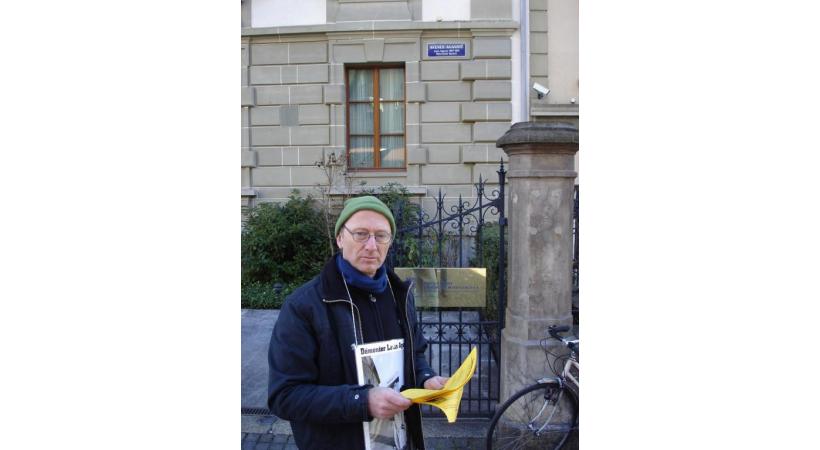 En mars 2008 déjà à Lausanne, l’historien Hans Fässler militait pour faire connaître les idées racistes de Louis Agassiz. DR