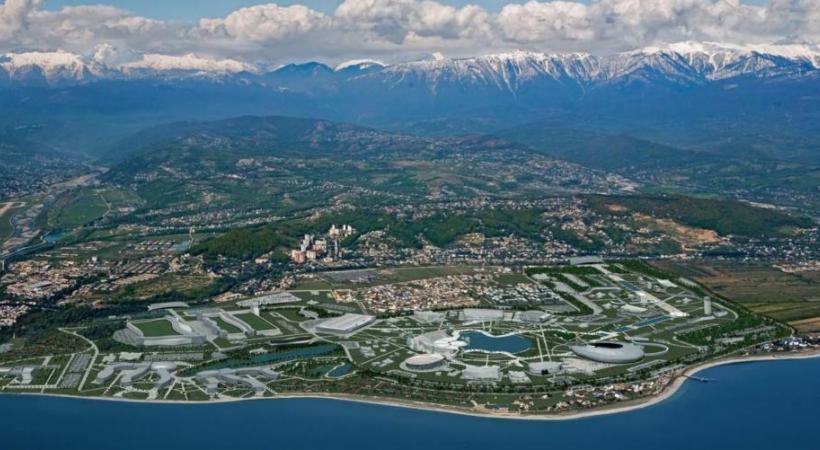  A coup de milliards de dollars, la petite station de la mer Noire s’est muée en site olympique ultramoderne. dr