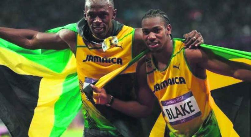 Usain Bolt et Yohan Blake, deux des vedettes qui seront à Athletissima cette année.